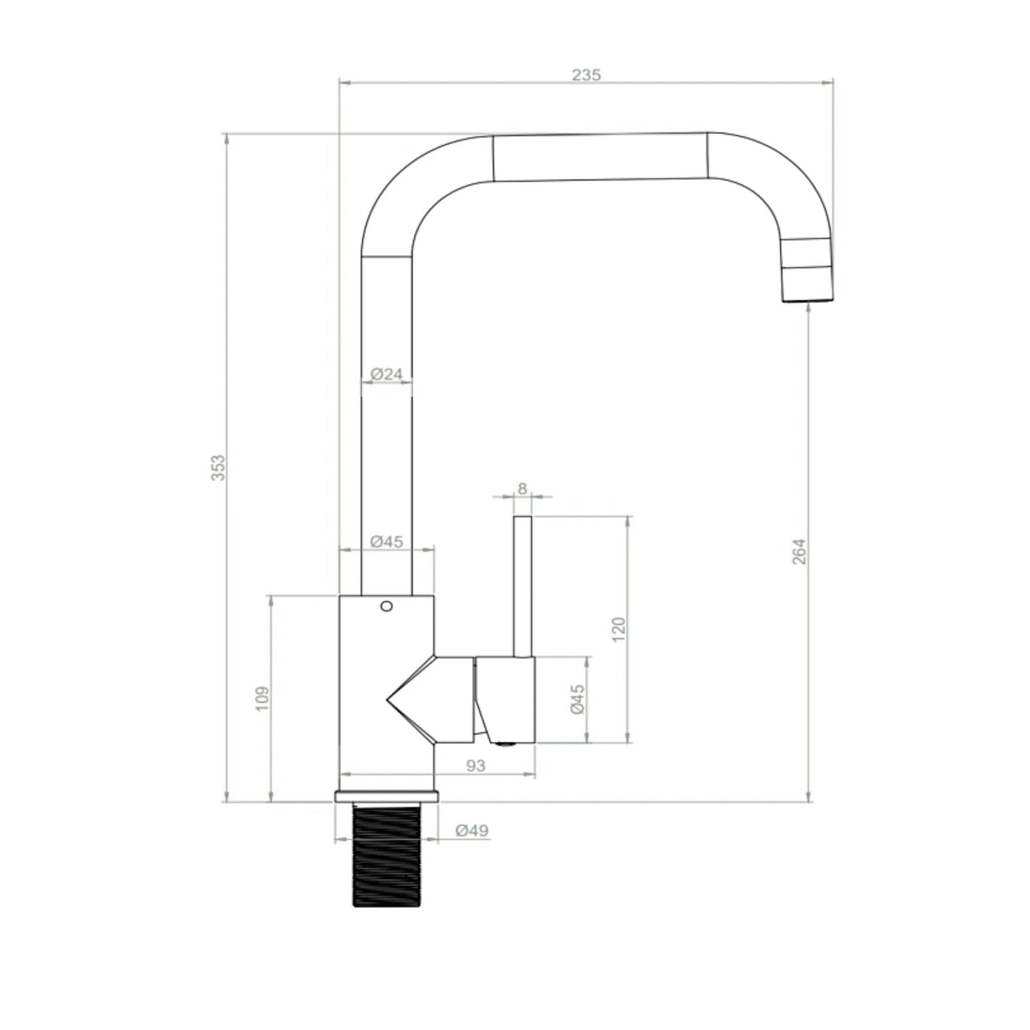 5 x ETON FORMA KITCHEN TAP BULK PRICE